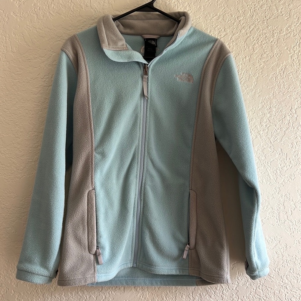 Youth XL North Face fleece jacket in Blue
